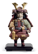 Warrior Boy Figurine, Golden Luster - Limited Edition